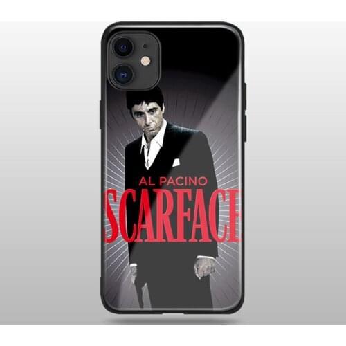 Scarface 1983 film Al Pacino soft silicone tempered glass For iPhone SE 6 6s 7 8 Plus X XR XS 11 Pro Max phone case cover shell