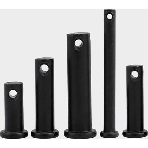 Black T-shaped positioning flat head perforated nail m4m5m6m8m10m12 pin shaft gb882