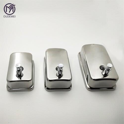 SUS304 Stainless Steel Metal Chrome Polish Brushed Nickel Bath Accessories Bathroom Soap Dispenser Hand Wash Dispenser