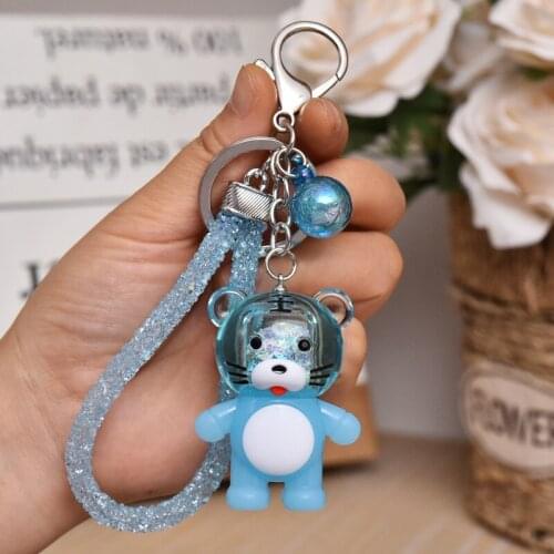 Cartoon Key Chain PVC Chinese New Year Zodiac Tiger Keychain Car Key Ring Birthday Gifts for Children Dropshipping 2022
