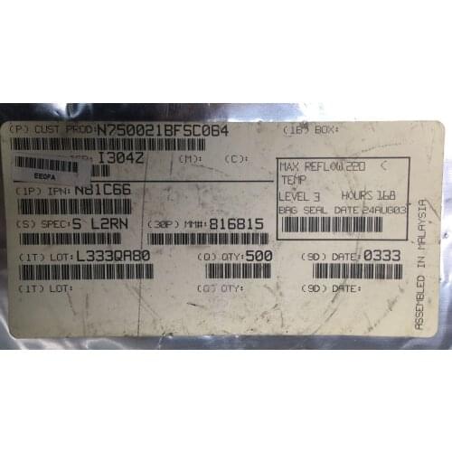 N81C66 N750021BFSC064 PLCC original authentic 100% spot straight shot large quantity excellent