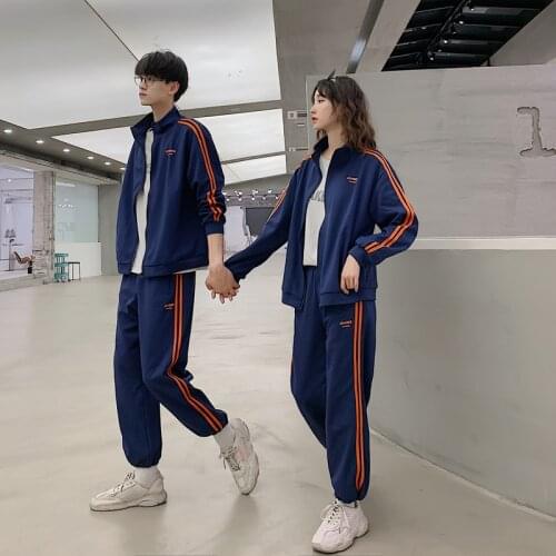 2020 new jacket suit for students' class wear couples clothes