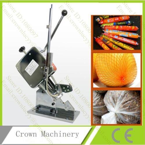 Single Hand U-shape503/506/508 Sausage Clipper Machine; Sausage tying machine