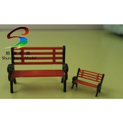 Park chair 1/150for architectural model materials model park chair