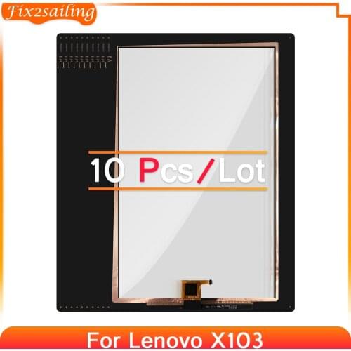 10 Pcs Touch For Lenovo Tab 3 10 Plus TB-X103F TB-X103 TB X103F TB X103 Touch Screen Digitizer Assembly Glass Sensor Panel