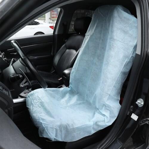 Universal 4PCS Car Protective Covers Disposable Car Seat Steeling Wheel Handbrake Cover Gear Shift Cover Car Accessories