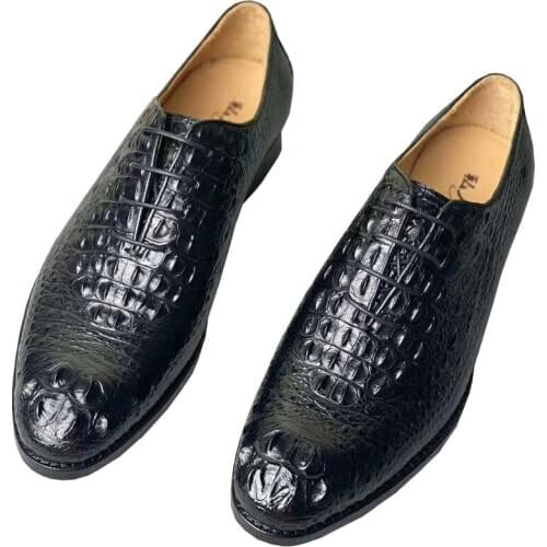Xinepiju new arrival men shoes men formal shoes crocodile shoes thai crocodile leather men leather shoes wedding groom shoes