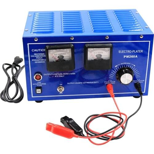 Jewelry Electroplating Machine 30 Amp Output Rectifier Electronic Plating Machine
