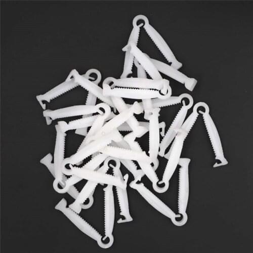 10 Pcs Disposable Umbilical Cord Clip Navel Cord Clamp for Pet Animals Suckling Pigs Farm Animals sheep Ranch Supplies