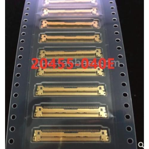 20pcs 20455-040E Socket Connector LCD Plug 0.5 Pitch 40 Pins For Laptop