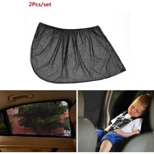 2x Car Window Sun Shade Rear Side Windows Kids Baby Uv Protected Car Sunshade Car Rear Side Window Sun Visor Shade Side 100X52CM