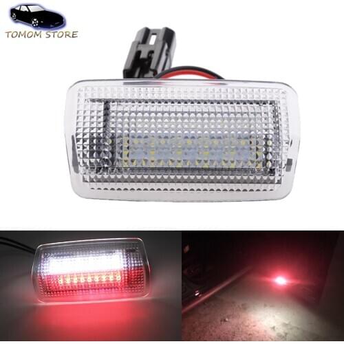 2x flashing led car door courtesy welcome lights for Toyota Alphard Avalon MK3 Aurion Camry Corolla Crown Harrier Highlander