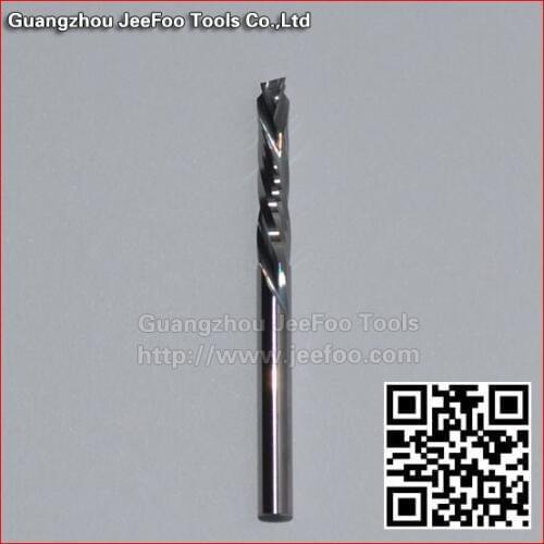4*22 Solid Carbide Up&Down Cut Two Spiral Flute Bits Advertising Burin End Mill Engraving Tool Bits A Series