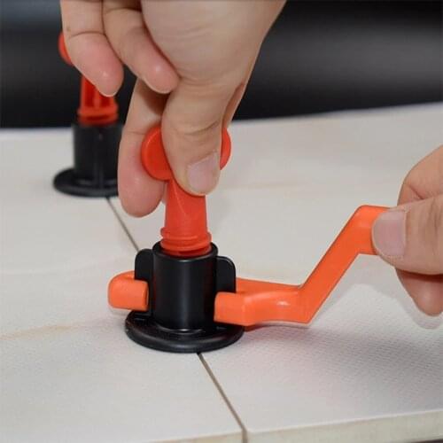 50 Pcs/ Pack Reusable Anti-Lippage Tile Leveling System Flooring Wall Tile Leveling System Level Wedges Tile Spacers