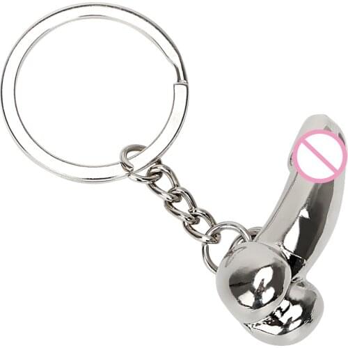 Car Keychain Keyfob Key Chain Ring Dildos Penis Shape Alloy Kit Creative Gift Off Road 4x4 Motorcycle Auto Accessories