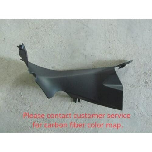 Carbon Fiber Painted Motorcycle Fairing Upper Air Intake Tube Ram Cover Fit For Ducati Panigale 1199 899 2012 2013 2014 ABS