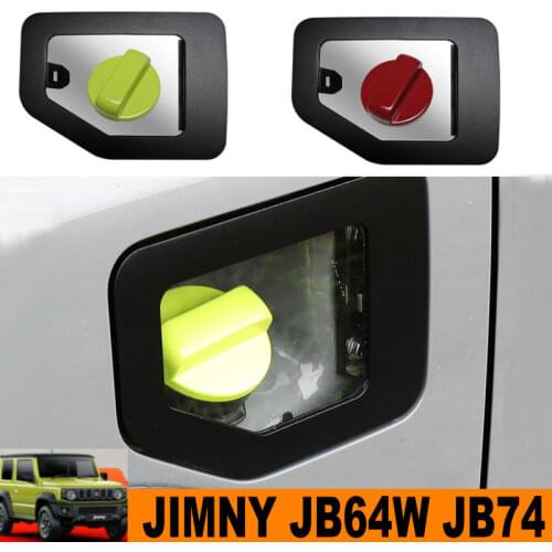 Apply to Suzuki Jimny JB64W JB74 JIMNY Exterior trim fashion transparent fuel tank cap