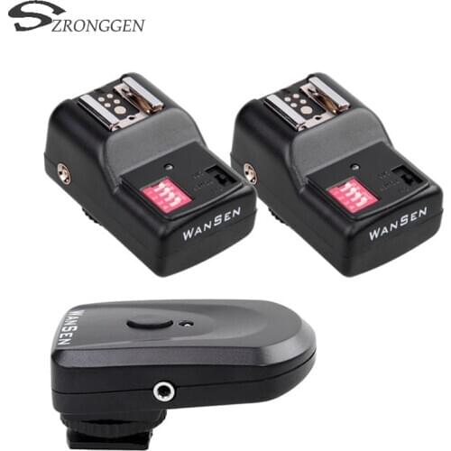 Radio Professional PT16 Wireless Remote Flash Trigger Hotshoe Strobe Light Speedlite Transmitter with 2 Receivers