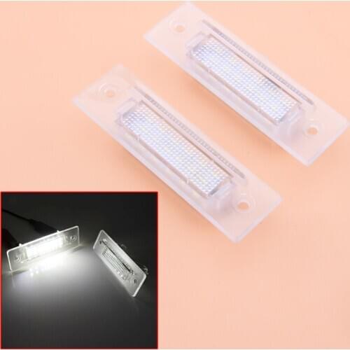 High Quality 2Pcs Car LED License Plate Light 9646316200101C 96463162001 Fit for Porsche 964 968 986 993 996 Accessories