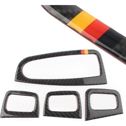 W205 C180L C200L Car Interior Door Window Lift Regulator Cover Trim Decoration For 2014-2018 Mercedes Benz C-Class