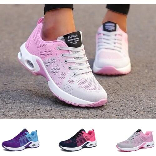 Women Running Shoes Plus Size 42 Light Breathable Air Cushion Sneakers Women Walking Jogging Ladies Platform Shoes Increase 5CM