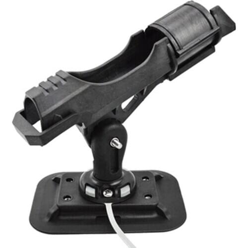 1PC Dinghy Raft Fishing Support Rod Holder Kayaking Yacht Fix Pole Bracket Fishing Tackle Tool Inflatable Boat Accessory