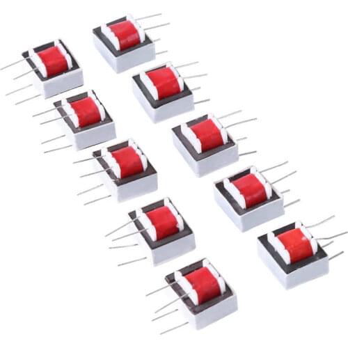 10pcs/pack 600 : 600 Ohm 1:1 EI14 Isolation Transformer Audio Transformers Inverter Transformer