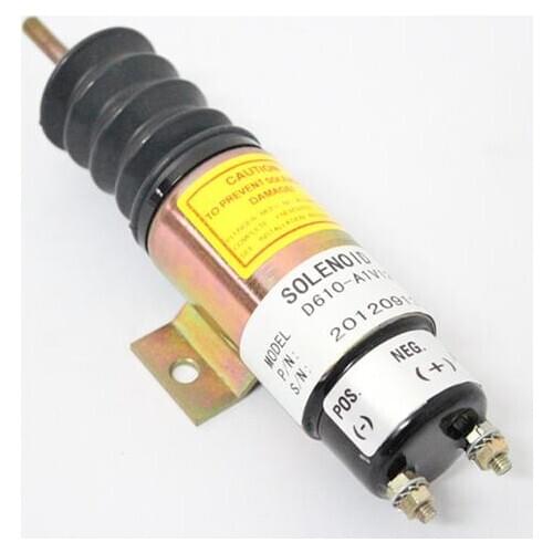 12 Volt Dual Coil Pull Stop Solenoid Speed Stop Solenoid D610-A1V12 Fit for Trombetta