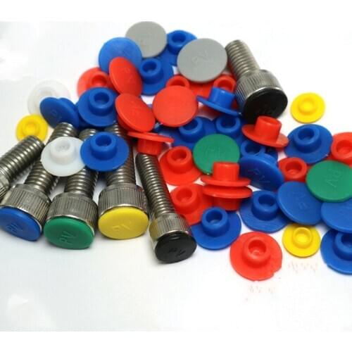 20pcs/lots M3 M4 M5 M6 M8 M10 M12 M14 M16 M18 Plastic Hexagon Head Caps Cover Hex Screws Car Accessories