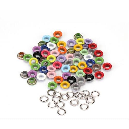 4x8x5 mm Scrapbook Eyelet Metal eyelets For Scrapbooking DIY embelishment for homework clothes sewing garment eyelets 1000pcs