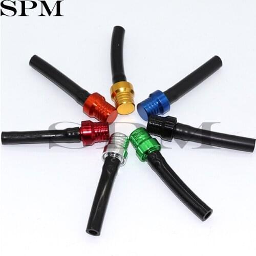 6.8cm 6 Colors Two-way Motorcycle Pit Dirt Quad Bike Fuel Cap Petrol Tank Breather Pipe Hose