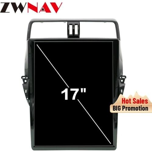 Big screen Car 1din Android 7.1 GPS For TOYOTA Land Cruiser Prado 150 2018 autoradio navigation head unit multimedia tesla style