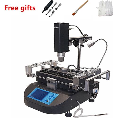 CE HONTON R490 infrared hot air BGA rework station soldering machine 3 zones heating