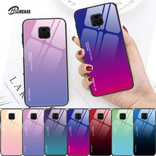 Tempered Glass Case For Xiaomi Redmi Note 9s 7 5 8 Pro 8T 8A 9A Mi 10 9 lite Poco X3 NFC F2 Cover on Redmi Note 9 7 8 Pro Case