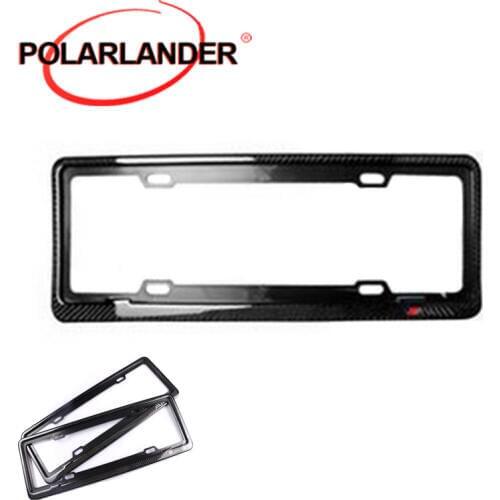 Decoration Holder High-quailty Carbon Fiber License-Plate-Frame for Audi Frame Bracket Universal 2pcs China Size 455*160mm