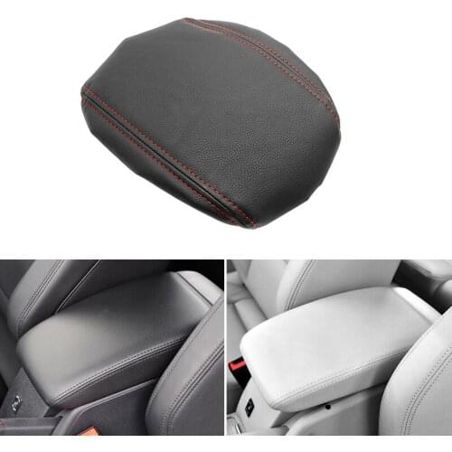 PU Leather with Sponge Car Interior Center Control Armrest Box Cover Protective Trim For VW Golf 6 MK6 2010 2011 2012 2013