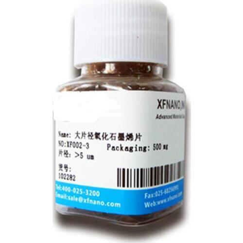 Large diameter graphene oxide sheet