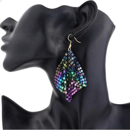 Fashion Jewelry Fashion Small Square Long Earrings Bride Evening Dress Jewelry Accessories New Wedding Earrings Dangle Earrings