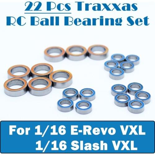 Traxxas RC Ball Bearing Set for 1/16 E-Revo VXL and 1/16 Slash VXL 22Pcs Bearings