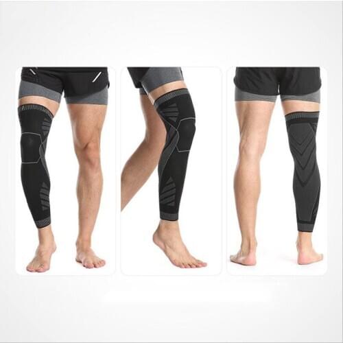 Huanwei High Performance Sports Protector Knitted Pressure Knee Pads Outdoor Riding Basketball Long Legs