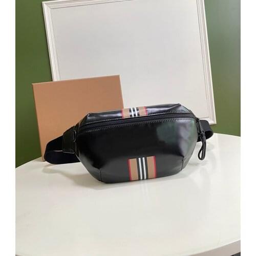 New waist bag mens belt luxury brand fashion leather chest bag mens waist bag mens waist bag messenger bag