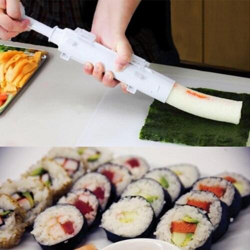 Sushi Maker Roller Rice Mold Bazooka Vegetable Meat Rolling Tool DIY Sushi Making Machine Kitchen Accessories Sushi Tool