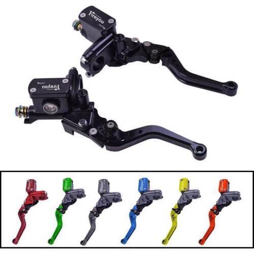 Motorcycle brake pump handle 22mm electric motorcycle electric car Qiaofufu WISP modified side push master cylinder disc brake