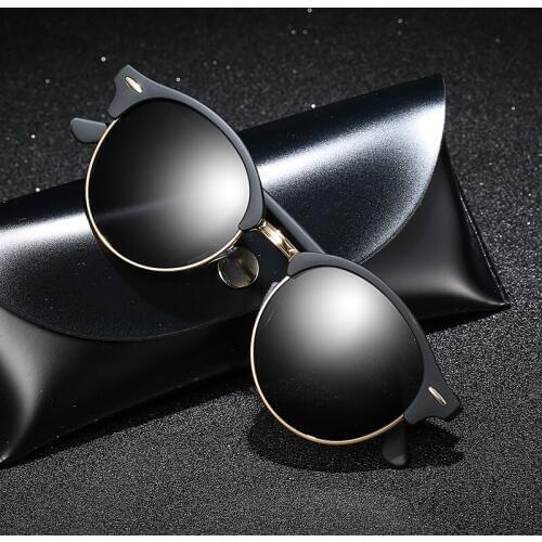 Polarized Circular Metal Frame Outdoor Fashion for Both Men and Women Sunglasses Design Master Elaborate High-end Sun Glasses
