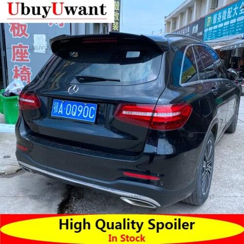 UbuyUwant For Benz GLC X253 SUV Spoiler Rear Trunk Wing Spoiler For Benz W253 Glc 200 Glc300 ABS Material Spoiler 2015-2018