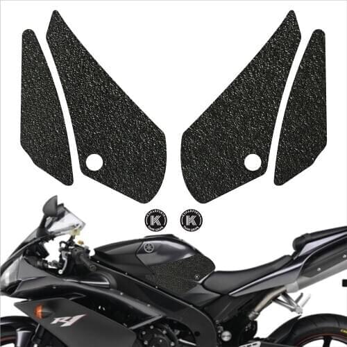 Motorcycle protection pad tank grip fuel tank pad sticker gasoline knee traction side decal for YAMAHA 07-08 YZF-R1 YZF R1