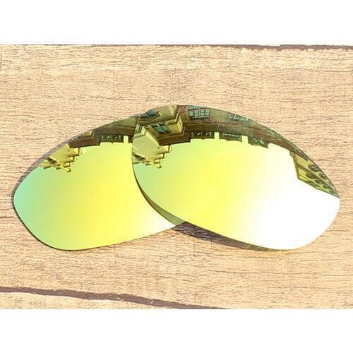 Vonxyz 24K Mirror Polarized Replacement Lenses for-Oakley Monster Dog Frame