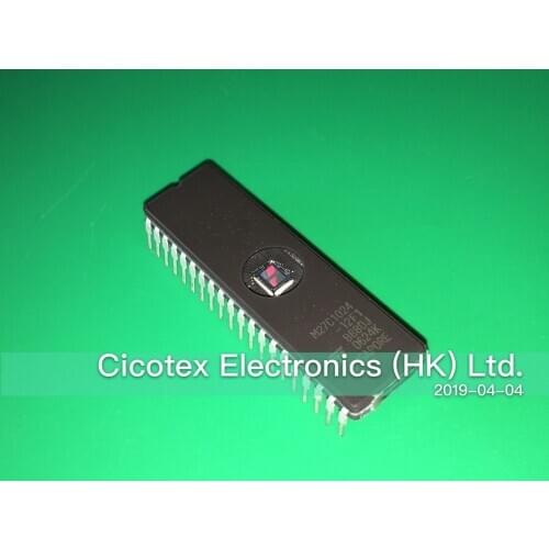 2pcs/lot M27C1024-12F1 CDIP40 1024 M27C1024 -12F1 1 Mbit (64Kb x16) UV EPROM and OTP EPROM M27C1024-12FI M27C 1024-12 F1