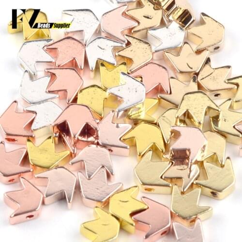 86pc 8mm Emperor Crown Shape Natural Hematite Beads For Jewelry Making Loose Spacer Beads Diy Women Bracelet Necklace Accessorie