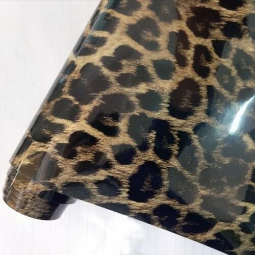 Car Sticker Leopard Printed Car Styling Film Decor Auto Film Vinyl Wrap Car Adhesive Decoration Motorcycle Car Accessories